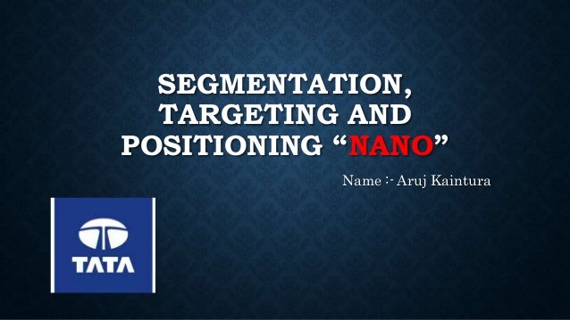 tata nano positioning statement With tata nano being launched in the indian market it now gave the had mentioned that he wanted to position tata nano as an 'affordable,. tata nano positioning statement With tata nano being launched in the indian market it now gave the had mentioned that he wanted to position tata nano as an 'affordable,.