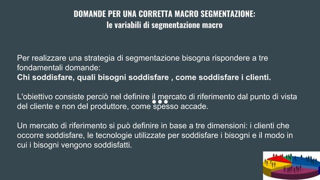 Segmentazione e marketing mix | PPT