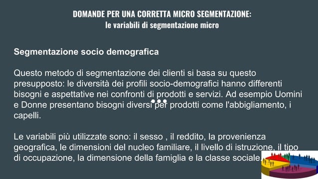 Segmentazione e marketing mix | PPT