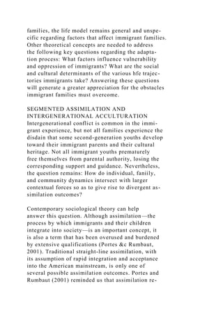 Segmented Assimilation Theory and theLife Model An Integrat.docx