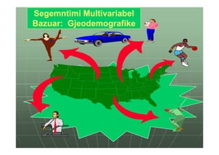 Segemntimi Multivariabel
Bazuar: Gjeodemografike
 
