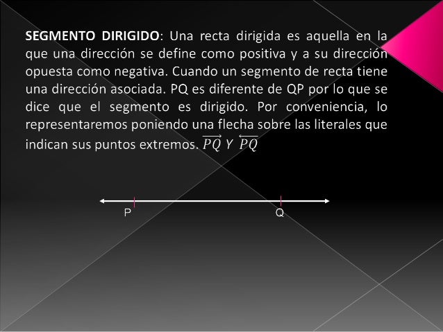 Segmentos de recta