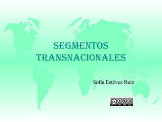 SEGMENTOS
TRANSNACIONALES

         Sofía Estévez Ruiz
 