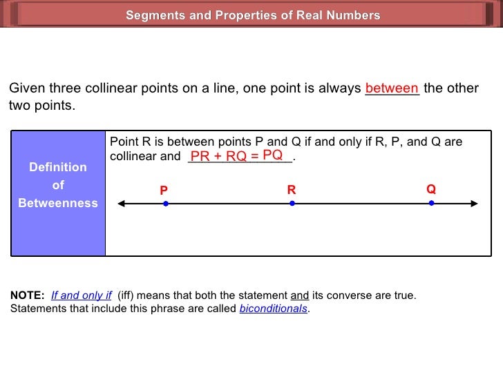 Segments and Properties of Real Numbers (Geometry 2_2)