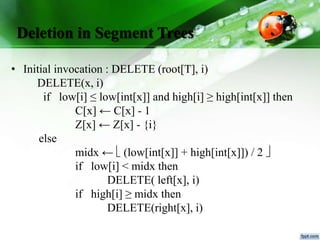Segment tree | PPTX