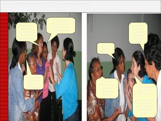 Quando se aproximam, investem sobre Marina e começam a questiona-la. Marina, você enganou à todas, com essa sua carinha de anjo. Acalmem-se, por favor, Marina  diga o que está acontecendo? Vai ter que contar o que anda fazendo naquela boate. E esse garoto quem é? E tem a freira, o que ela tem a haver com tudo isso? Eu vou contar toda a verdade pra vocês. Tudo começou quando vim para São Paulo há 09 anos atrás... Você mentiu pra Dona Olga e ela não merece. 