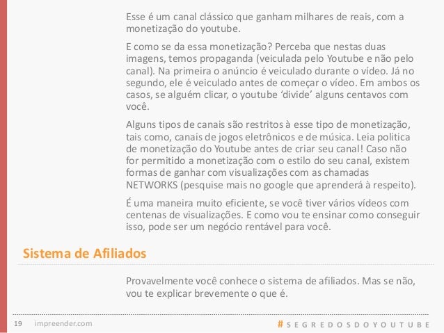 Segredos Do You Tube - 