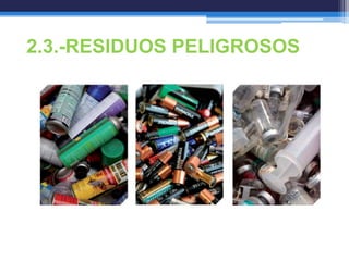 2.3.-RESIDUOS PELIGROSOS
 