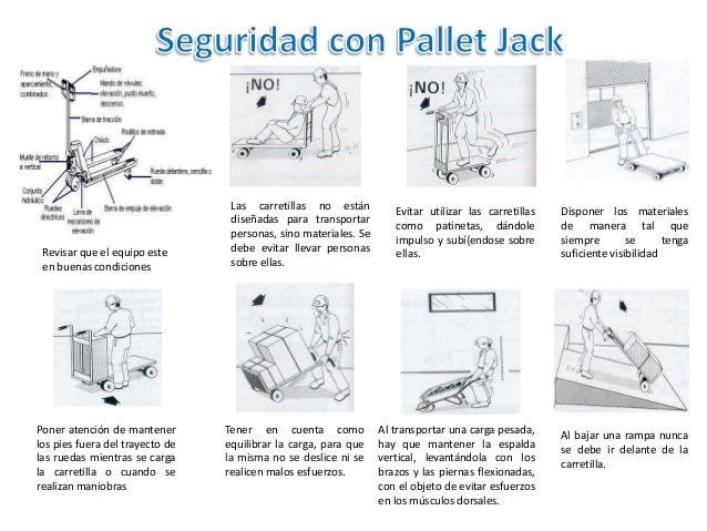 Segruidad con pallet jack