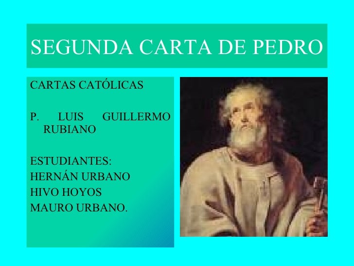 Segunda Carta De Pedro Diapositivas Hivo