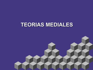 TEORIAS MEDIALESTEORIAS MEDIALES
 