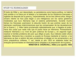 HITLER Y EL REARMEALEMÁN
 