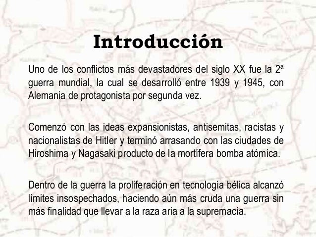 Introduccion Desarrollo Y Conclusion De La Segunda Guerra Mundial