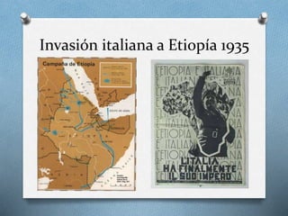 Invasión italiana a Etiopía 1935
 