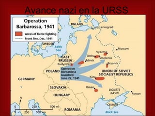 Avance nazi en la URSS 