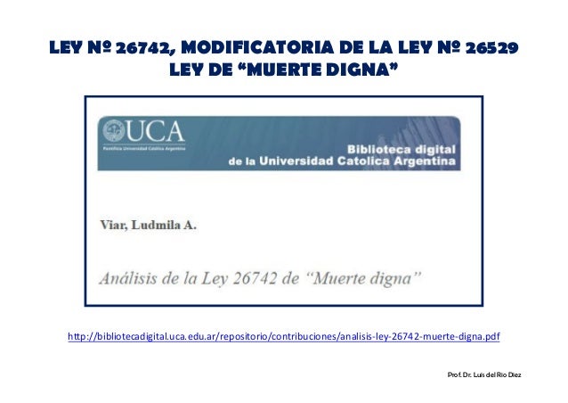 El concepto legal de la muerte digna