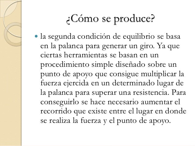 Equilibrio De Fuerzas