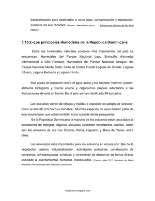 DIAGNÓSTICO DE LA RESERVA ACUÍFERA DE REPÚBLICA DOMINICANA COMO UNA PREOCUPACIÓN  DE LA SEGURIDAD NACIONAL, (SEGUNDA DE TRES ENTREGAS)