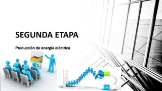 SEGUNDA ETAPA
Producción de energía eléctrica
 