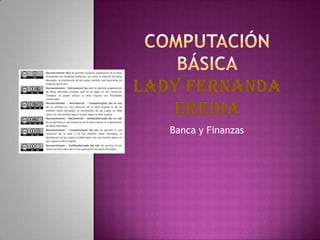 Banca y Finanzas
 