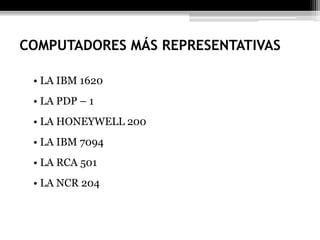 Rca 501 Computer Segunda generación del computador | PPTX