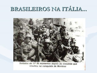 BRASILEIROS NA ITÁLIA... 