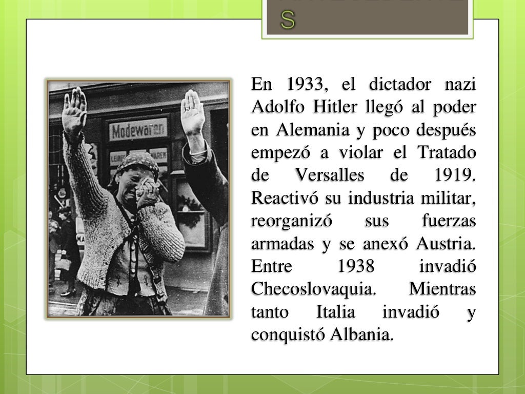 SEGUNDA GUERRA MUNDIAL RESUMEN CORTA