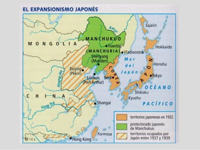 Resultado de imagen de territorios japoneses en 1932 vicens vives