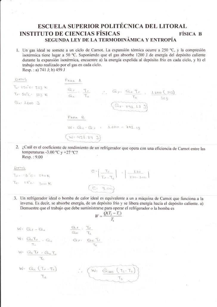 Segunda Ley Y Entropia