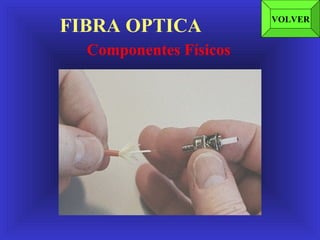 FIBRA OPTICA Componentes Físicos VOLVER 