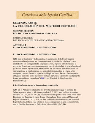 Catecismo de la Iglesia Católica | PDF