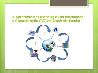 A Aplicação das Tecnologias da Informação
e Comunicação (TIC) no Ambiente Escolar
 