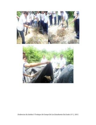 Evidencias De Salidas Y Trabajos De Campo De Los Estudiantes De Grado 11º / 2011
 