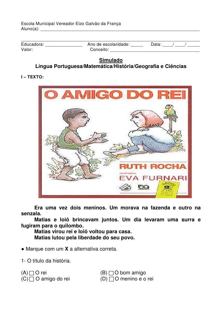 Escola Municipal Vereador Elzo Galvão da FrançaAluno(a): _________________________________________________________________...