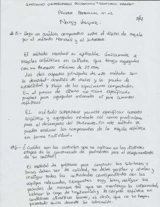 Segunda Prueba Pavimentos Nancy Vasquez