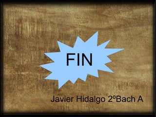 FIN
Javier Hidalgo 2ºBach A