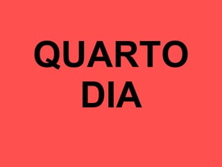 QUARTO DIA 