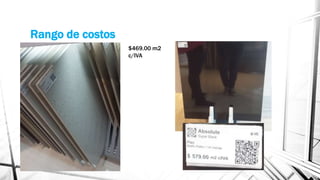 Rango de costos
$469.00 m2
c/IVA
 