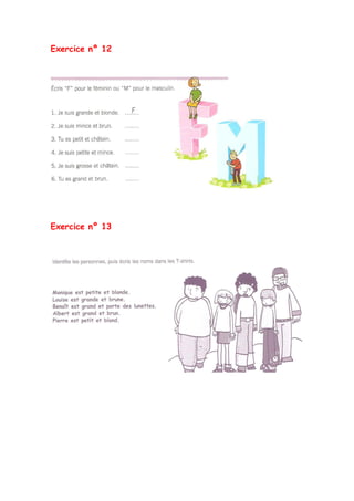 Exercice nº 12
Exercice nº 13
 