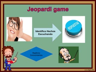 Identifico Hechos
Escuchando

Reafirmo
Conocimientos

 