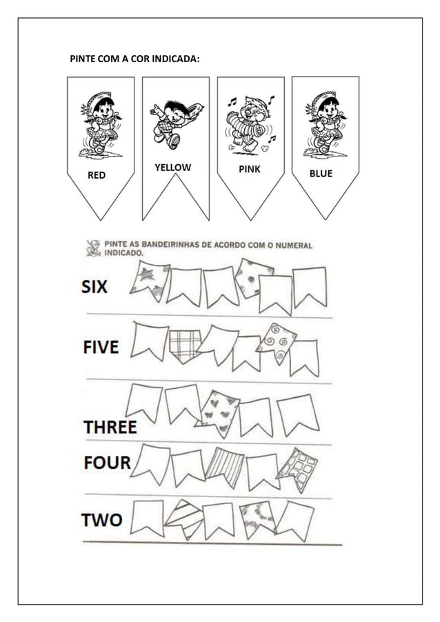 Atividade Festa Junina Em Ingles Ensino vrogue.co