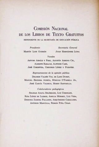 MI LIBRO DE 1ER AÑO Grado 1° Generación 1960 .: Comisión Nacional de Libros  de Texto Gratuitos :.