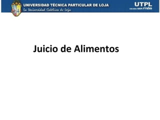 Juicio de Alimentos 