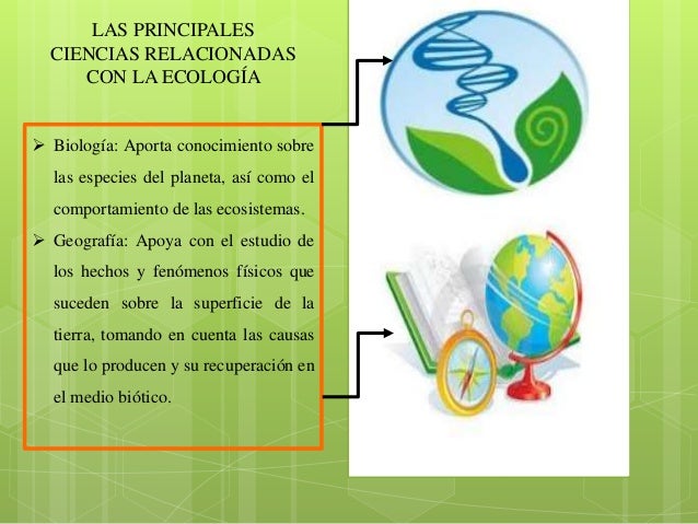 Ecología y sus ciencias a fines