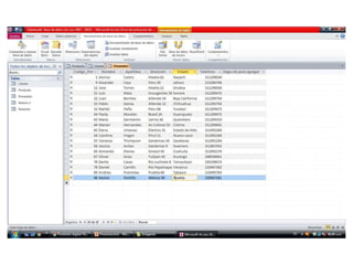 Segundo ejercicio bd