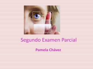 Segundo Examen Parcial
Pamela Chávez

 