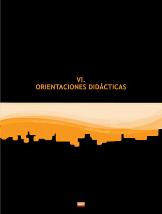 VI. 
ORIENTACIONES DIDÁCTICAS 
 