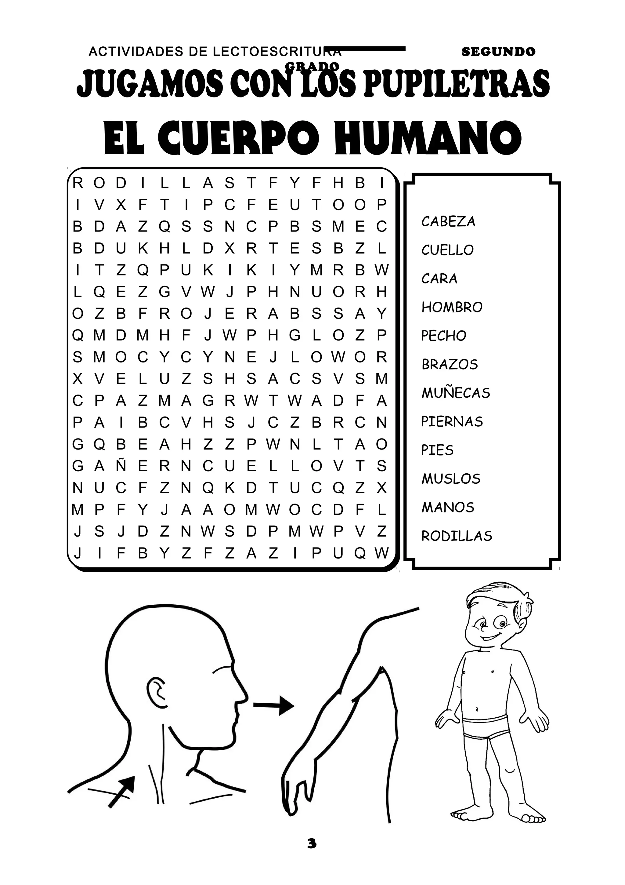 PUPILETRAS PARA 2DO GRADO | DOC, image size:2048x2898