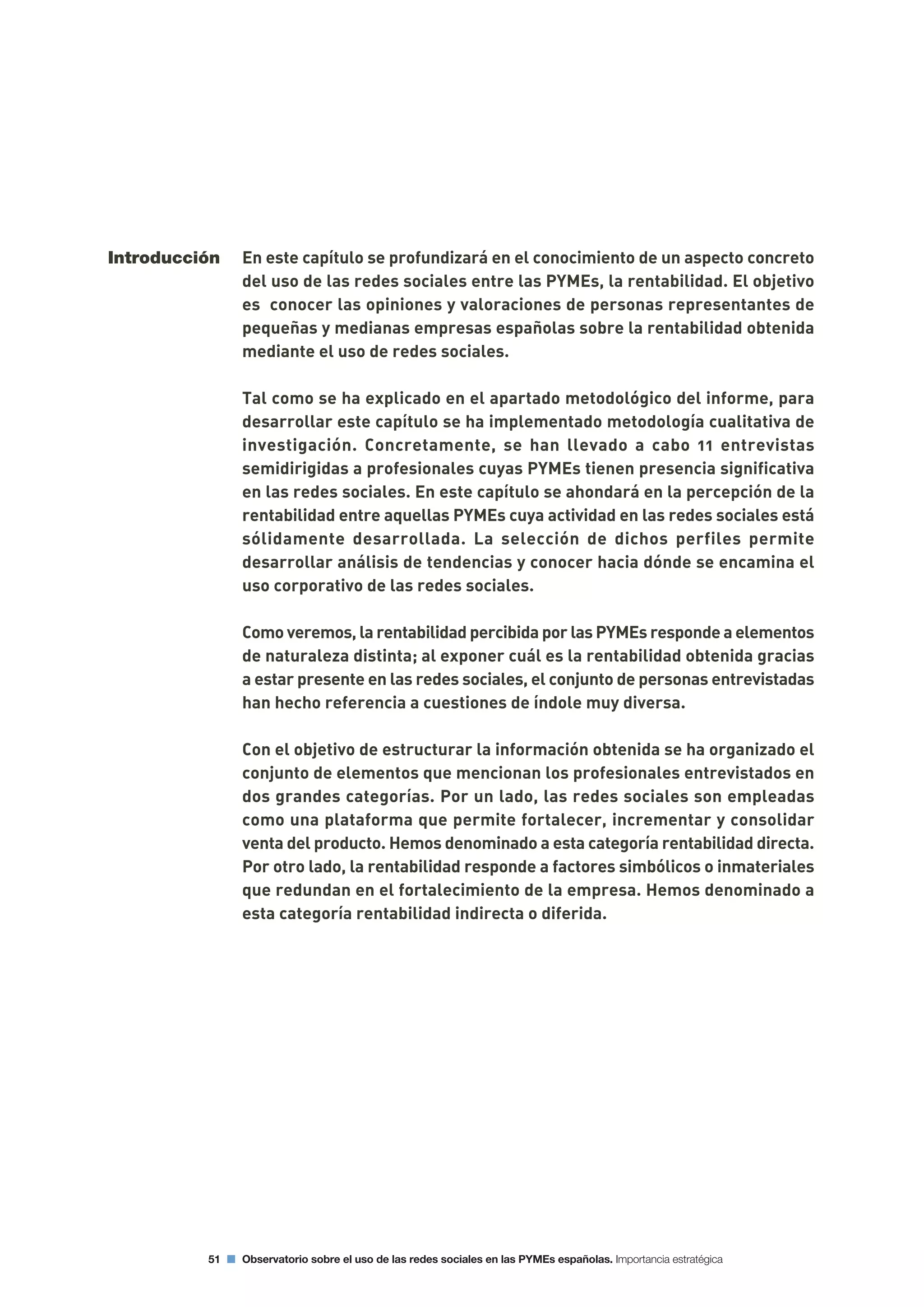 Segundo Observatorio sobre el Uso de las Redes Sociales en las Pymes españolas