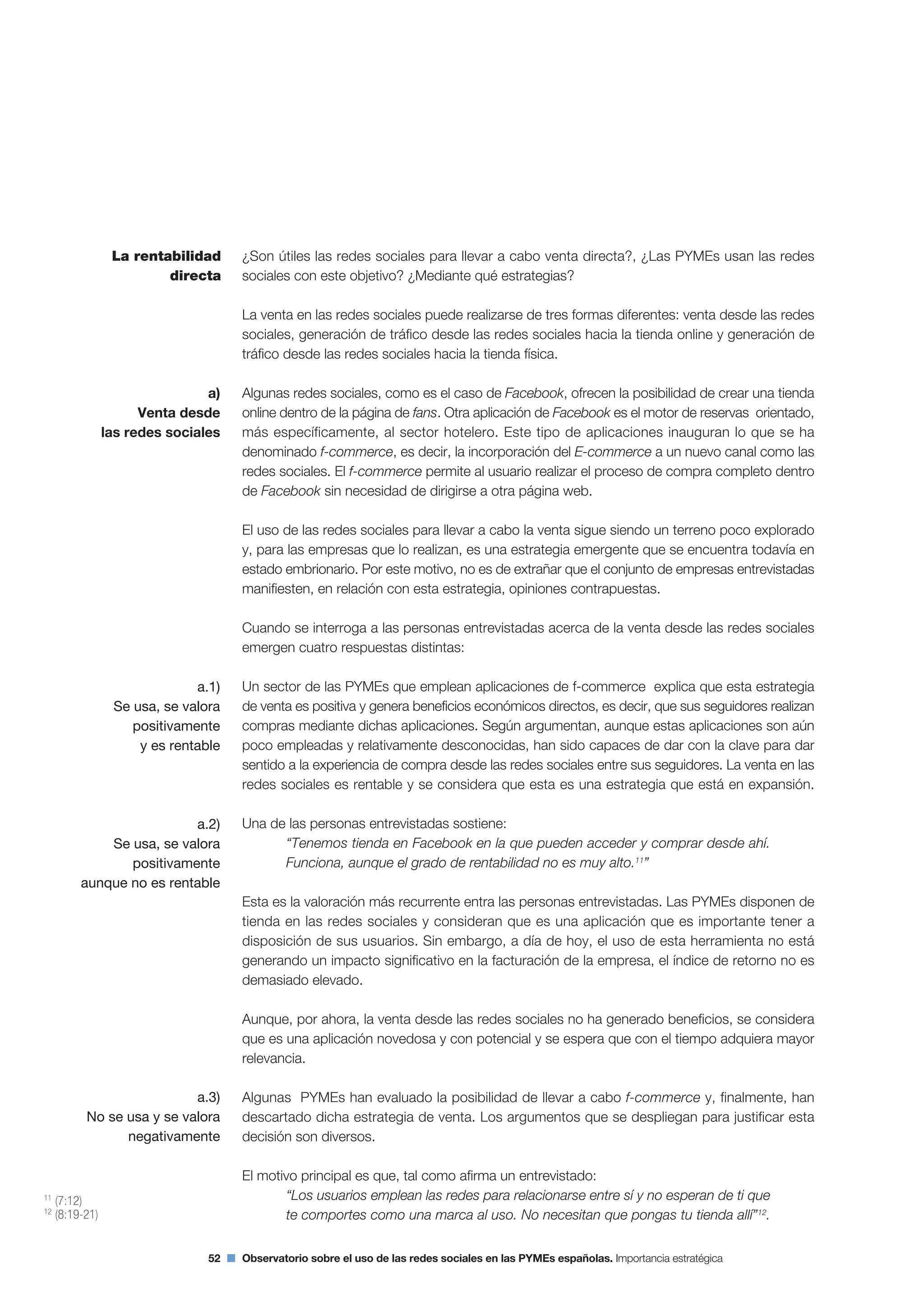 Segundo Observatorio sobre el Uso de las Redes Sociales en las Pymes españolas